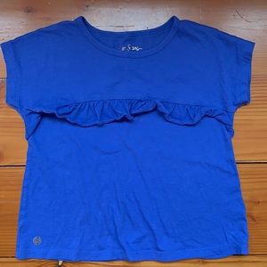 Girls Lilly Pulitzer Ruffle T Shirt